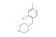 5-fluoro-2-(piperazin-1-ylmethyl)phenol