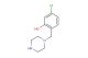 5-chloro-2-(piperazin-1-ylmethyl)phenol