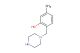 5-methyl-2-(piperazin-1-ylmethyl)phenol