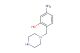 5-amino-2-(piperazin-1-ylmethyl)phenol