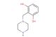 2-(piperazin-1-ylmethyl)benzene-1,3-diol