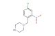 1-(4-chloro-2-nitrobenzyl)piperazine