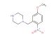 1-(5-methoxy-2-nitrobenzyl)piperazine
