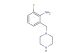 2-fluoro-6-(piperazin-1-ylmethyl)aniline