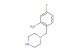 5-fluoro-2-(piperazin-1-ylmethyl)aniline