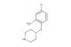 5-chloro-2-(piperazin-1-ylmethyl)aniline