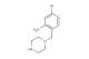 5-bromo-2-(piperazin-1-ylmethyl)aniline