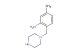 5-methyl-2-(piperazin-1-ylmethyl)aniline