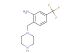 2-(piperazin-1-ylmethyl)-5-(trifluoromethyl)aniline