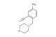 5-methyl-2-(piperazin-1-ylmethyl)benzonitrile