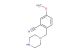 5-methoxy-2-(piperazin-1-ylmethyl)benzonitrile
