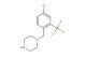 1-(4-chloro-2-(trifluoromethyl)benzyl)piperazine