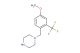 1-(4-methoxy-2-(trifluoromethyl)benzyl)piperazine