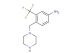 4-(piperazin-1-ylmethyl)-3-(trifluoromethyl)aniline