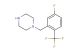 1-(5-fluoro-2-(trifluoromethyl)benzyl)piperazine