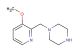 1-((3-methoxypyridin-2-yl)methyl)piperazine