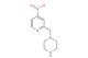 1-((4-nitropyridin-2-yl)methyl)piperazine