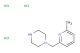 1-((6-methylpyridin-2-yl)methyl)piperazine trihydrochloride