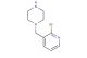 1-((2-bromopyridin-3-yl)methyl)piperazine