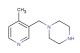 1-((4-methylpyridin-3-yl)methyl)piperazine