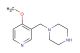 1-((4-methoxypyridin-3-yl)methyl)piperazine