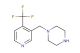 1-((4-(trifluoromethyl)pyridin-3-yl)methyl)piperazine