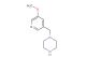 1-((5-methoxypyridin-3-yl)methyl)piperazine