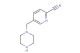 5-(piperazin-1-ylmethyl)picolinonitrile