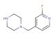 1-((2-fluoropyridin-4-yl)methyl)piperazine