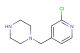 1-((2-chloropyridin-4-yl)methyl)piperazine