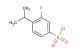 3-fluoro-4-isopropylbenzene-1-sulfonyl chloride