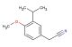 2-(3-isopropyl-4-methoxyphenyl)acetonitrile