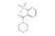 3-(morpholine-4-carbonyl)pyridine-2-sulfonyl chloride