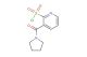 3-(pyrrolidine-1-carbonyl)pyridine-2-sulfonyl chloride