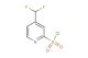 4-(difluoromethyl)pyridine-2-sulfonyl chloride
