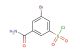 3-bromo-5-carbamoylbenzene-1-sulfonyl chloride
