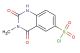 3-methyl-2,4-dioxo-1,2,3,4-tetrahydroquinazoline-6-sulfonyl chloride