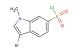 3-bromo-1-methyl-1H-indole-6-sulfonyl chloride