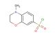 4-methyl-3,4-dihydro-2H-benzo[b][1,4]oxazine-7-sulfonyl chloride