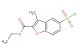 ethyl 5-(chlorosulfonyl)-3-methylbenzofuran-2-carboxylate