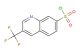 3-(trifluoromethyl)quinoline-7-sulfonyl chloride