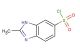 2-methyl-1H-benzo[d]imidazole-6-sulfonyl chloride