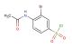 4-acetamido-3-bromobenzene-1-sulfonyl chloride