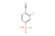 4-cyano-3-fluorobenzene-1-sulfonyl chloride