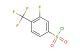 3-fluoro-4-(trifluoromethyl)benzene-1-sulfonyl chloride