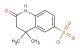 4,4-dimethyl-2-oxo-1,2,3,4-tetrahydroquinoline-6-sulfonyl chloride