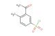 3-acetyl-4-methylbenzene-1-sulfonyl chloride