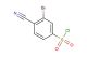 3-bromo-4-cyanobenzene-1-sulfonyl chloride