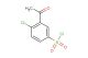 3-acetyl-4-chlorobenzene-1-sulfonyl chloride