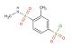 3-methyl-4-(N-methylsulfamoyl)benzene-1-sulfonyl chloride